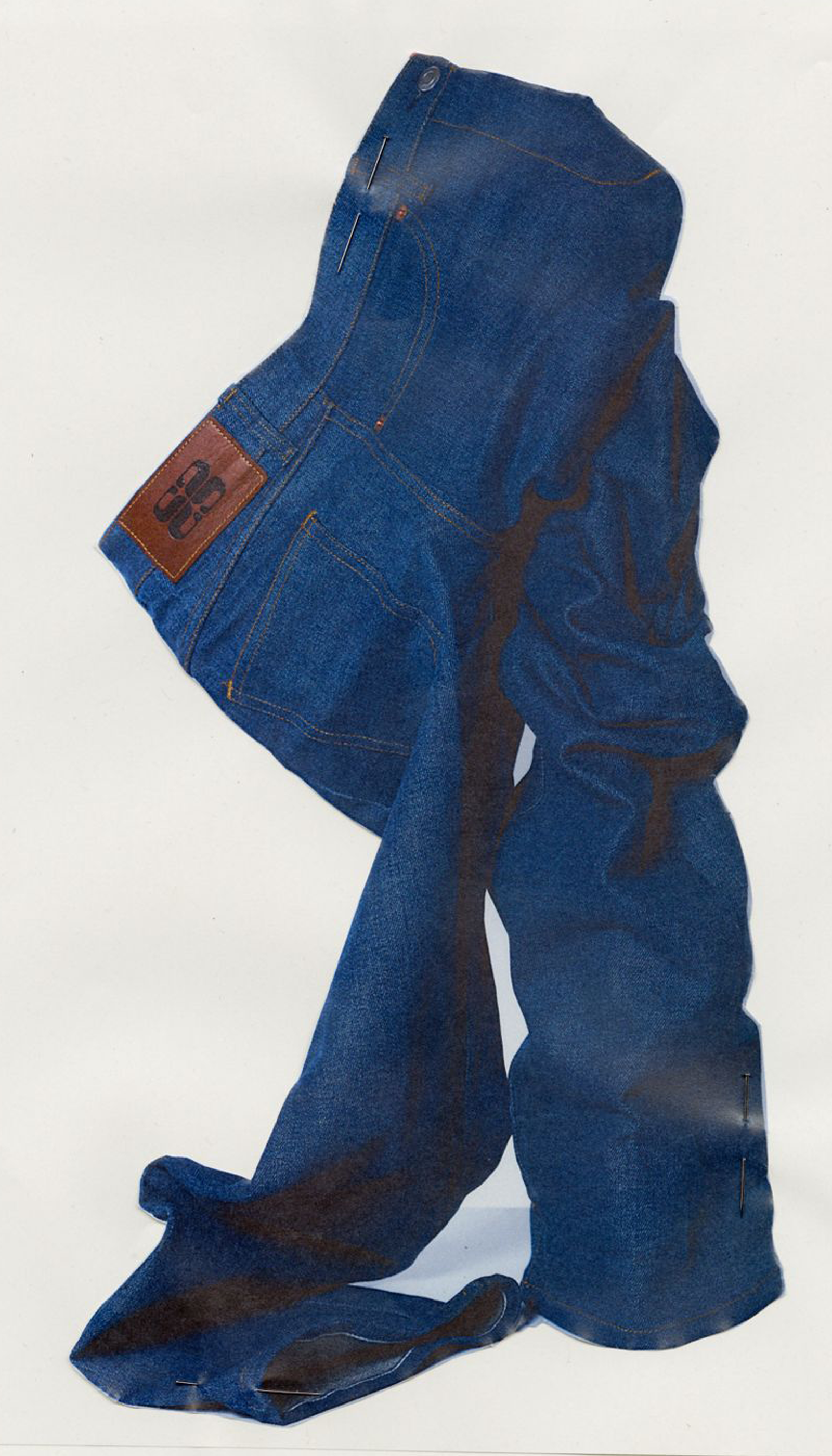 PRE-ORDER / DENIM UP-CYCLED SLIDE JEANS